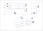 Hanah Home Soporte para TV Negro y Nogal